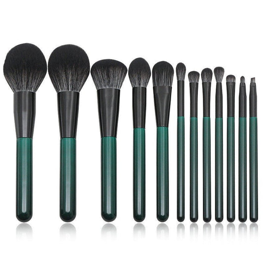 Set Of 12 Green Brushes - Ever Radiant