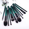 Set Of 12 Green Brushes - Ever Radiant