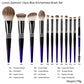 12 Gradient Makeup Brushes Set - Ever Radiant