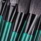 Set Of 12 Green Brushes - Ever Radiant