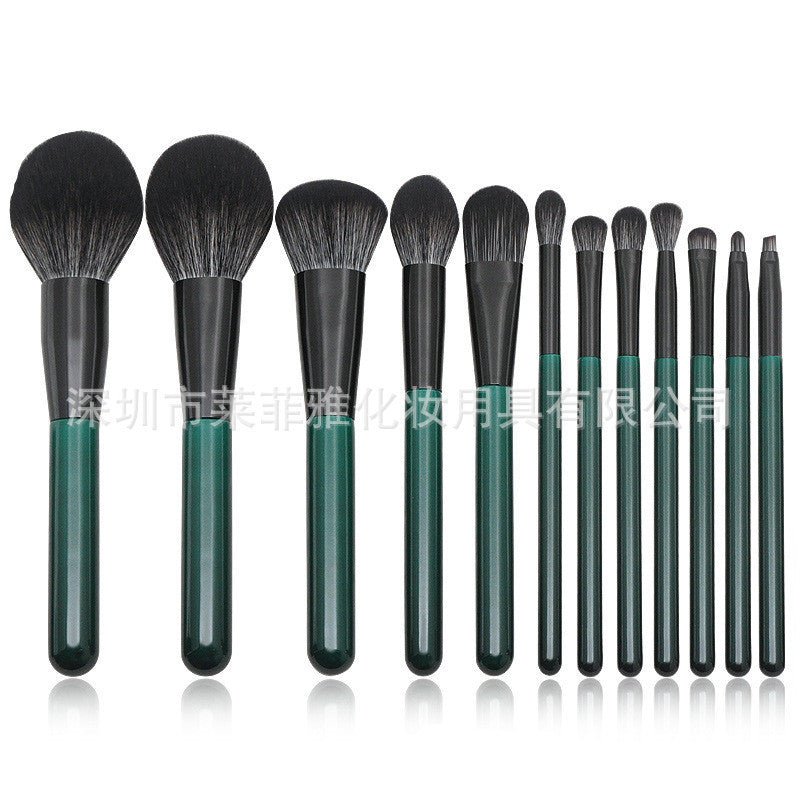 Set Of 12 Green Brushes - Ever Radiant